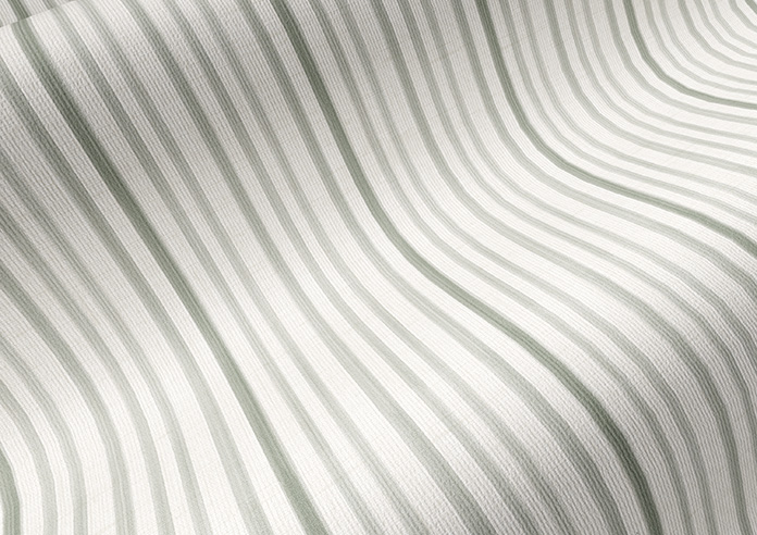 Classic Stripe, Smoke Green - Twist&Fit Roller Blind - Image 4
